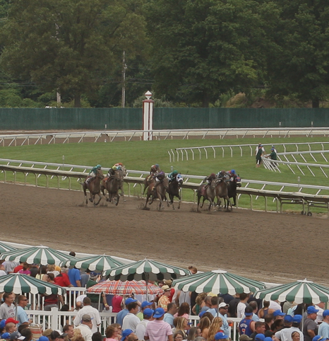 view of race from seating area