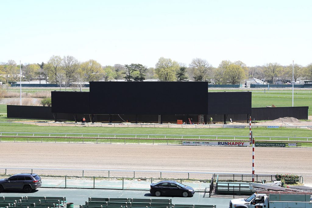 New 3,800Square Infield Video Board To Debut When Monmouth Park Opens
