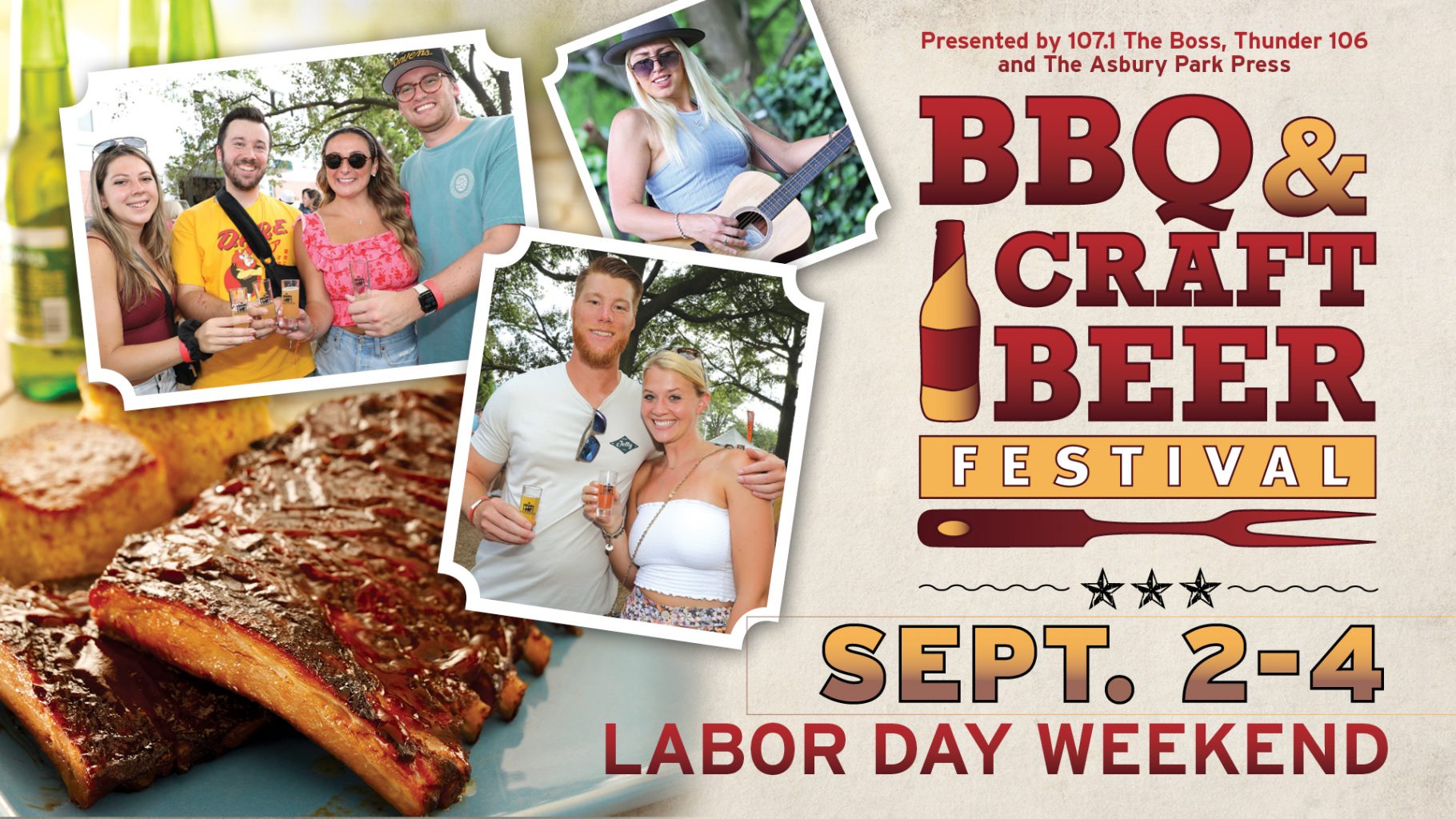 Three-Day BBQ & New Jersey Craft Beer Festival On Tap For Labor Day Weekend  at Monmouth Park Starting Saturday - Monmouth Park